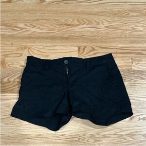 Old Navy black trouser style shorts work shorts size 0